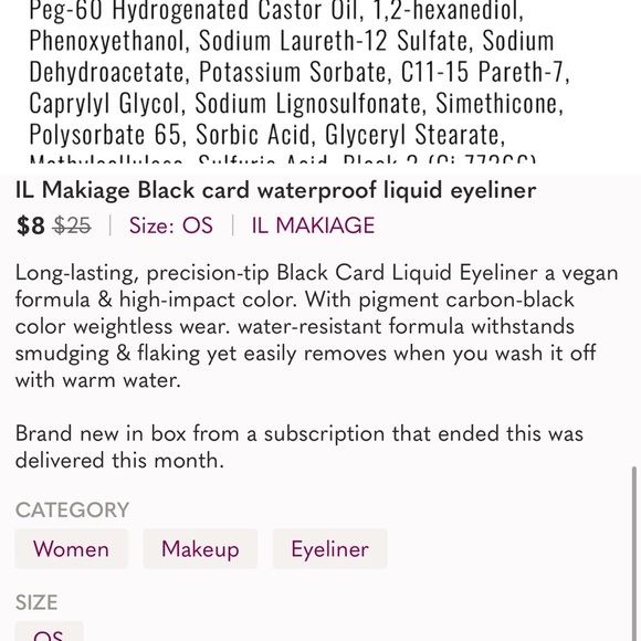 Bundle deal all new in box from company IL Makiage makeup bundle. - Picture 3 of 4